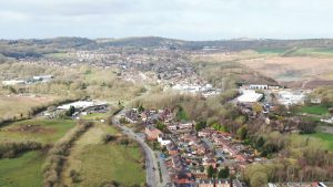 View of the Village from Silverdale Road