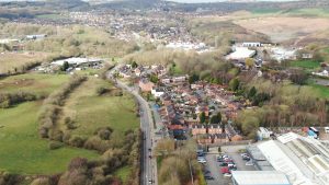 View of the Village from Silverdale Road