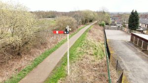Signal on the old mineral railway line